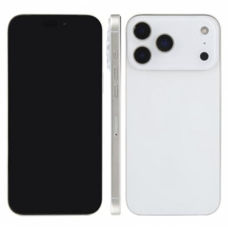 Apple iPhone 17 Pro MAX réaliste factice de décoration pas cher ARGENT