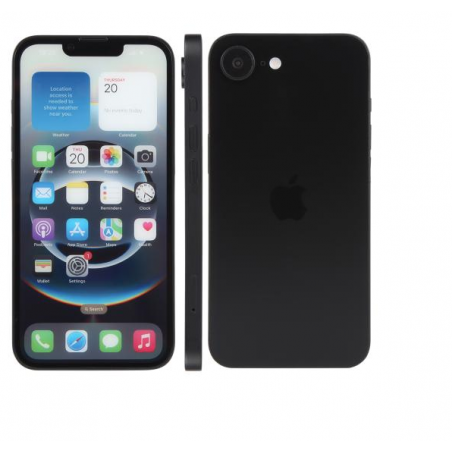 iPhone 17e Noir factice écran type allumé