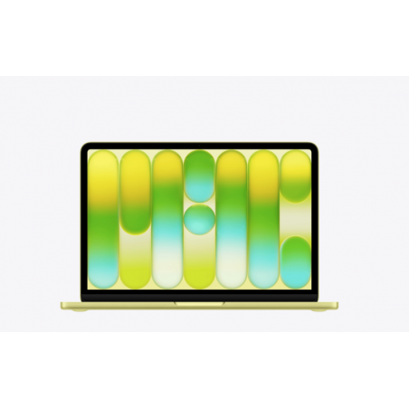 MacBook neo factice jaune agrume