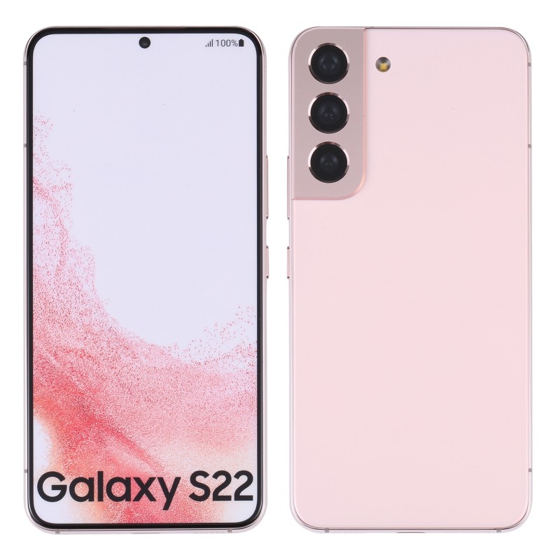 Samsung galaxy S22 factice allumé rose